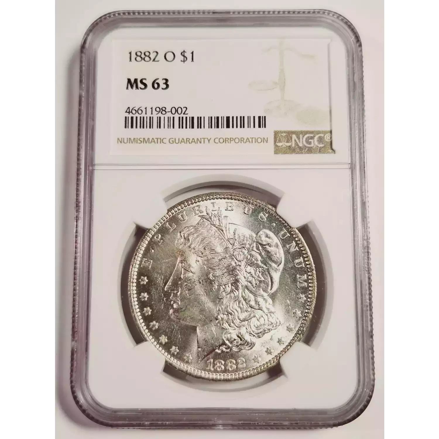 1882 O Morgan Silver Dollar NGC MS 63 Bob Paul Rare Coins