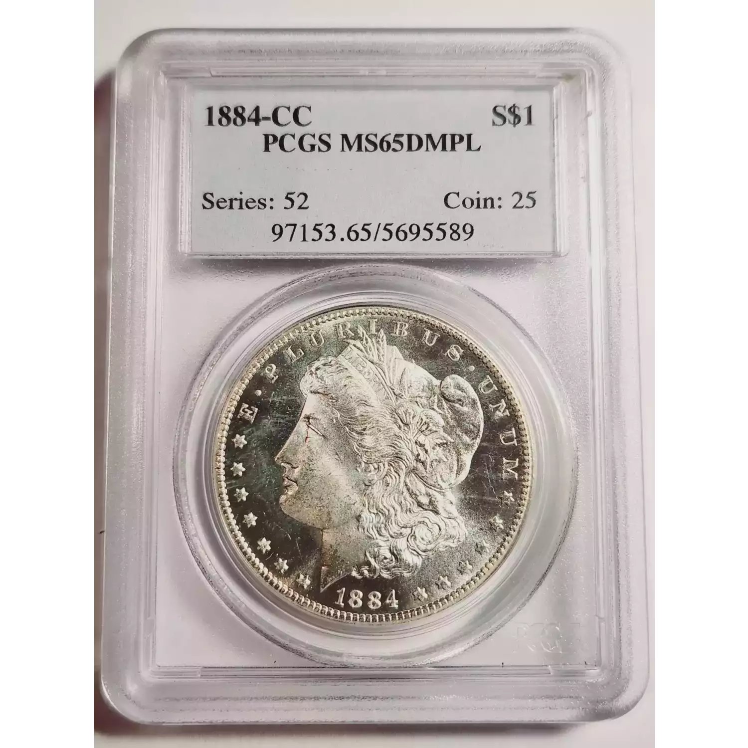 Cc Dmpl Pcgs Ms Bob Paul Rare Coins