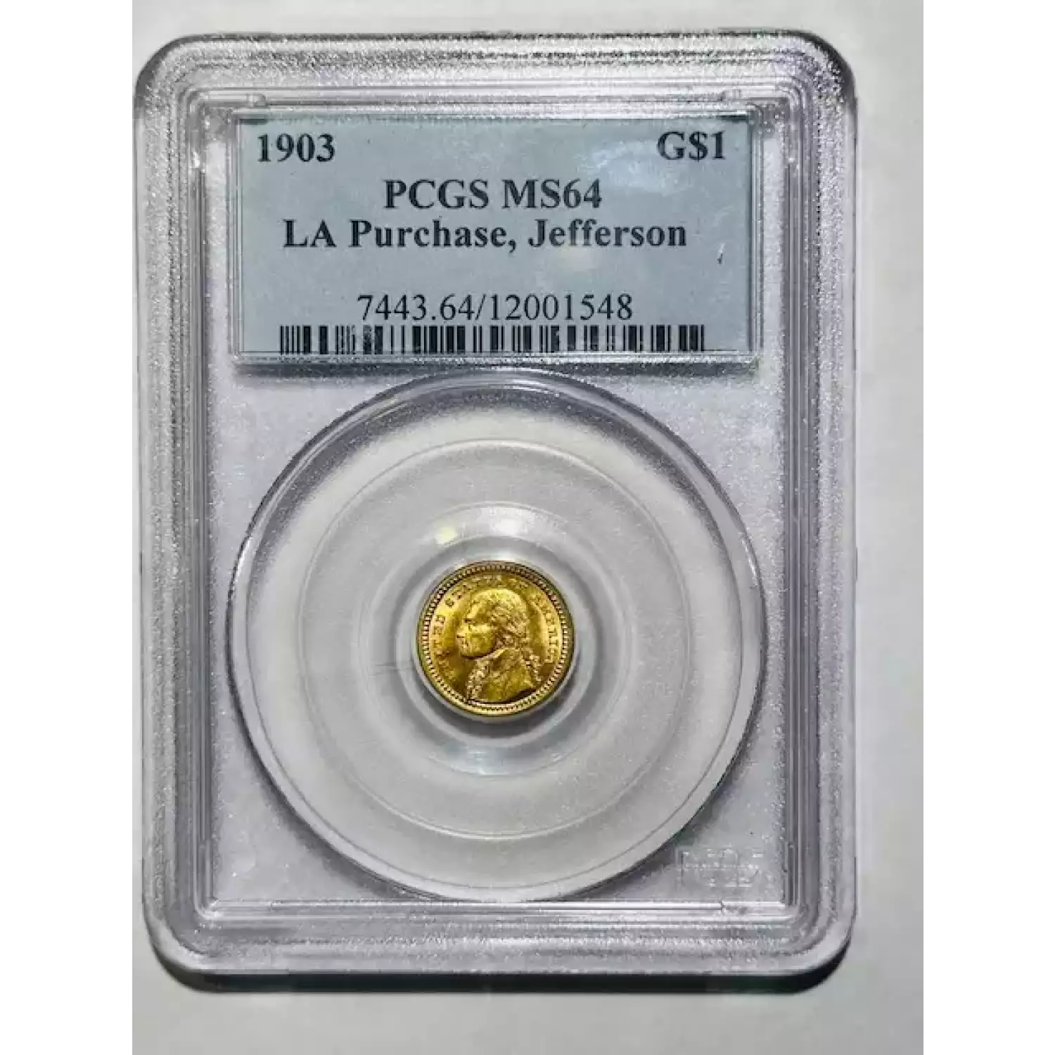 Classic Commemorative Louisiana Purchase Exposition Pcgs Ms La