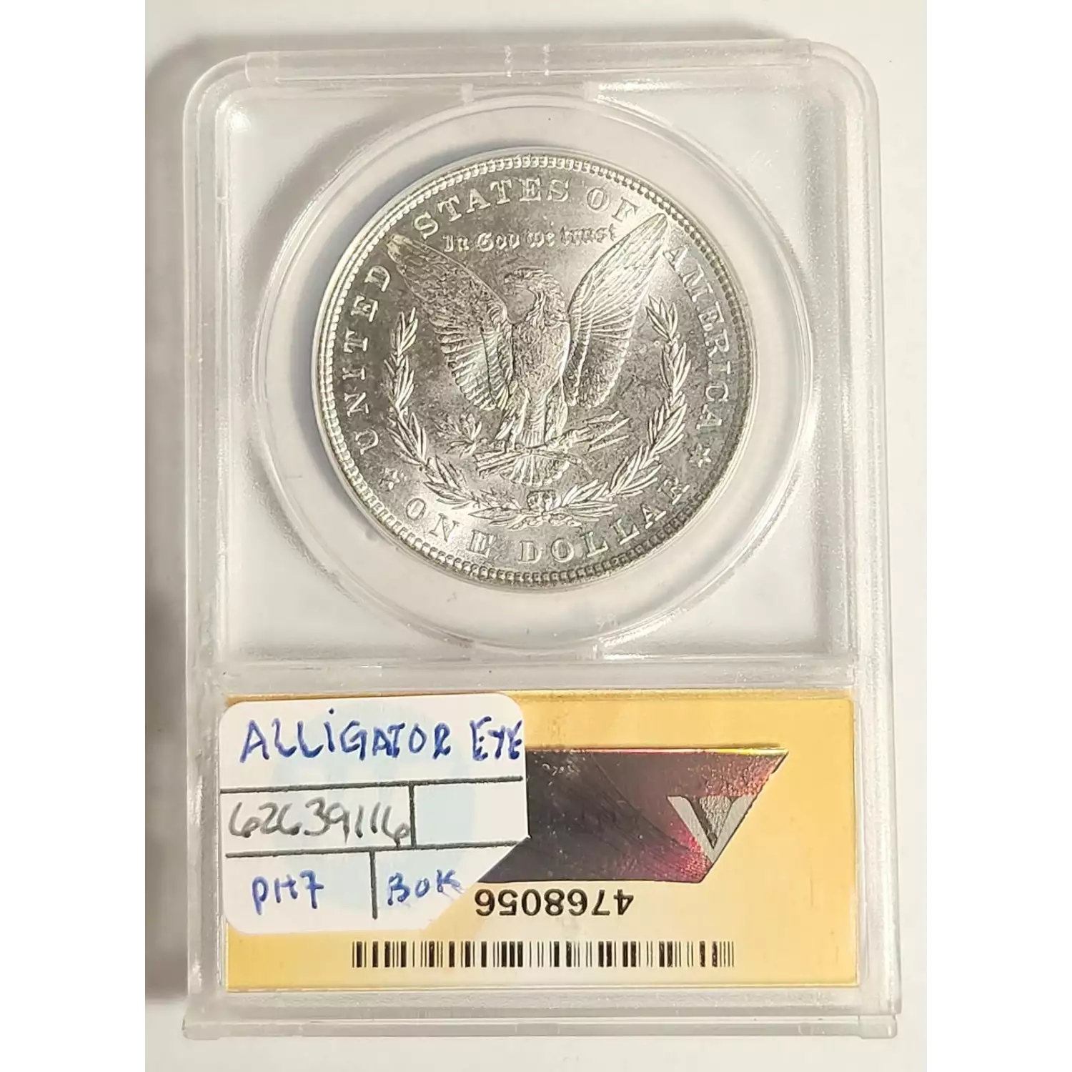 Morgan Silver Dollar Anacs Ms Vam Alligator Eye Ddo