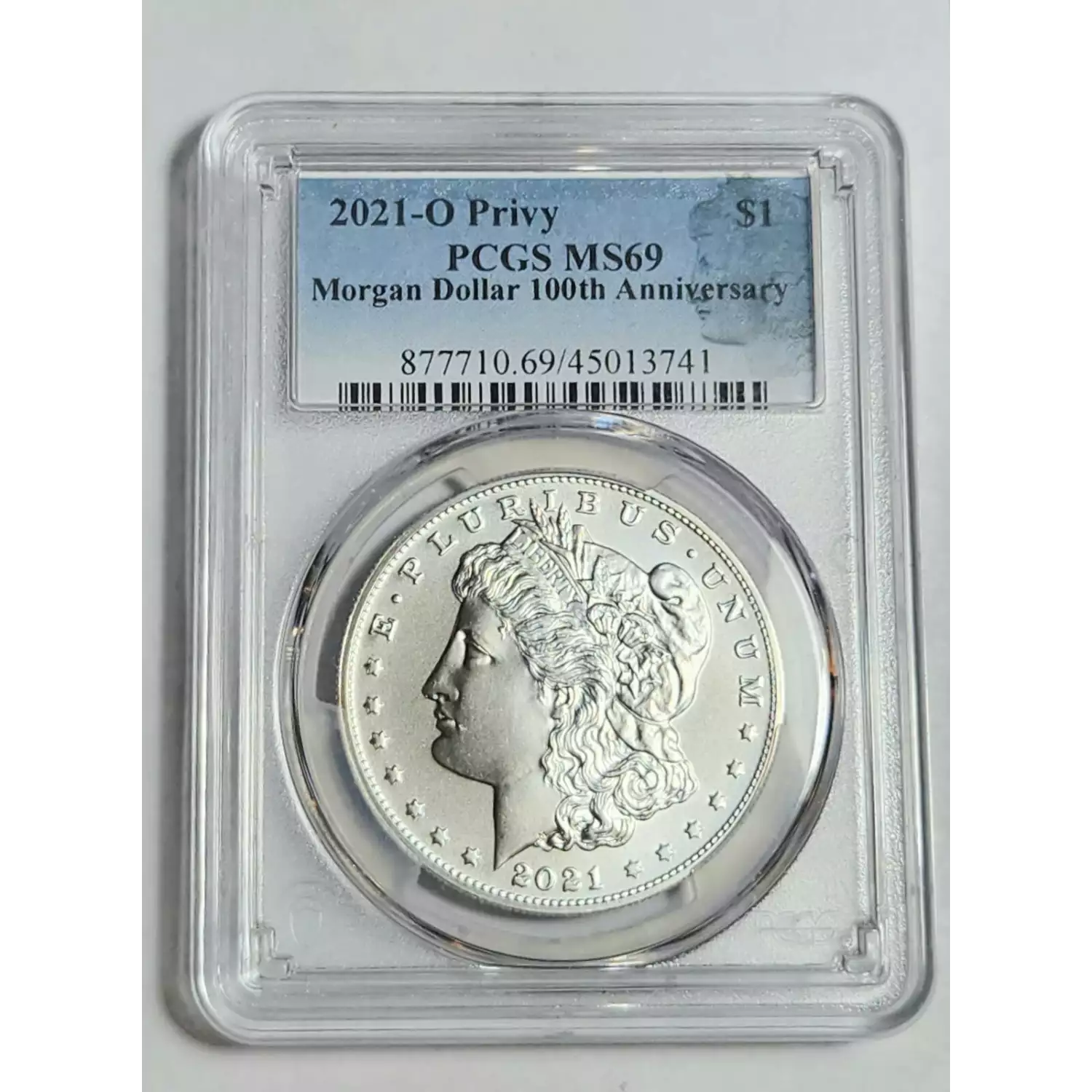 2021 O Morgan Silver Dollar PCGS MS 69 MORGAN DOLLAR 100TH ANNIV