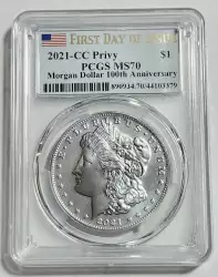 Collectors Corner - 2021-CC Privy $1 Morgan Dollar 100th Anniversary ...