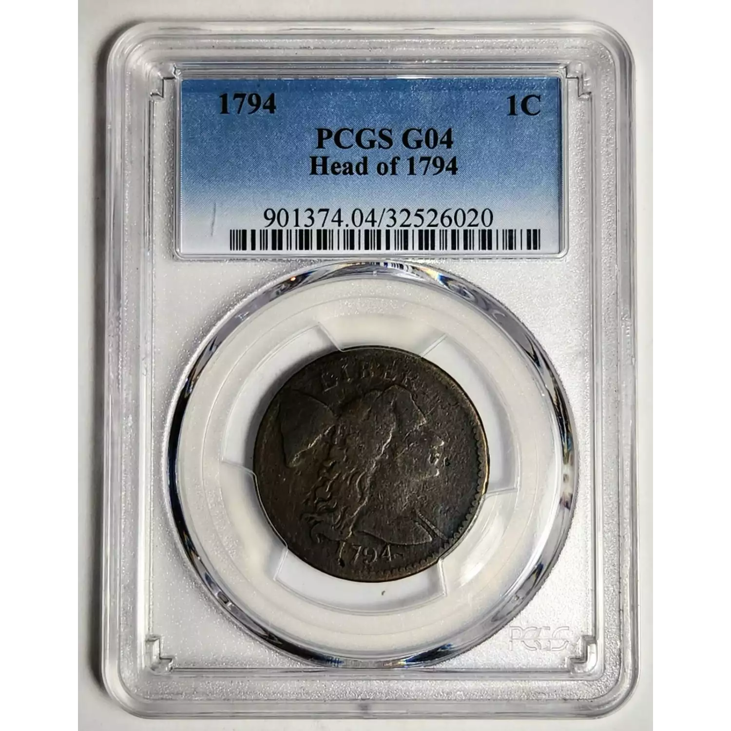 1794 Large Cents Liberty Cap PCGS G-4 BN Head of 1794 - Bob Paul Rare Coins