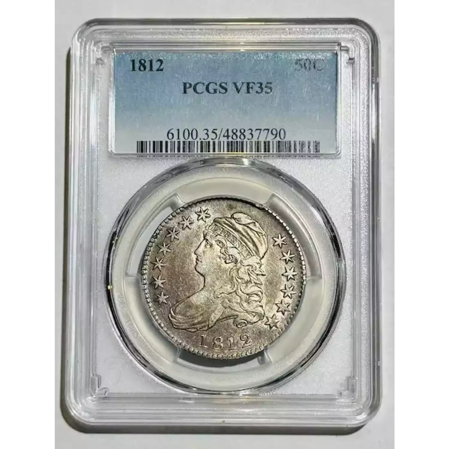 1812 Pcgs Vf-35 Capped Bust Half Dollars - Bob Paul Rare Coins