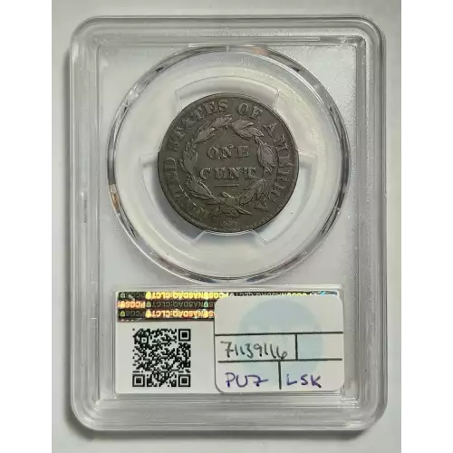 1828 1C Small Wide Date, BN