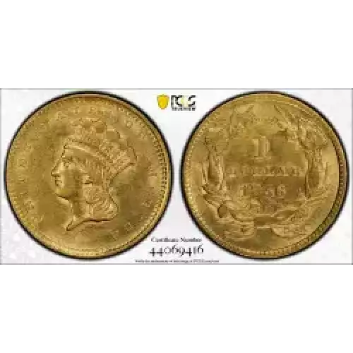 1856 G$1 Slanted 5