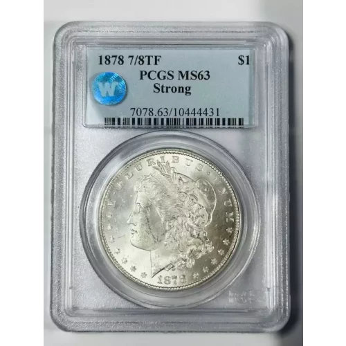 1878 7/8TF $1 Strong