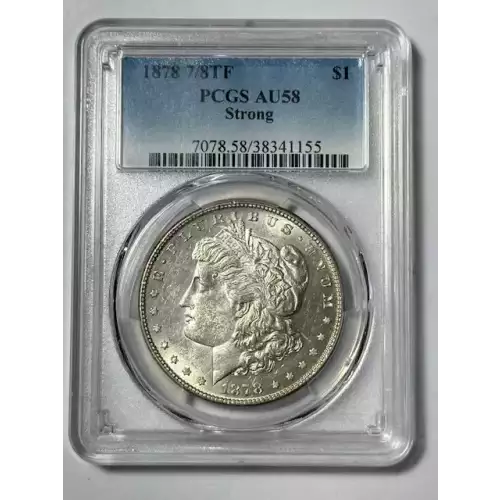 1878 7/8TF $1 Strong