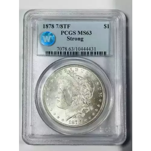 1878 7/8TF $1 Strong