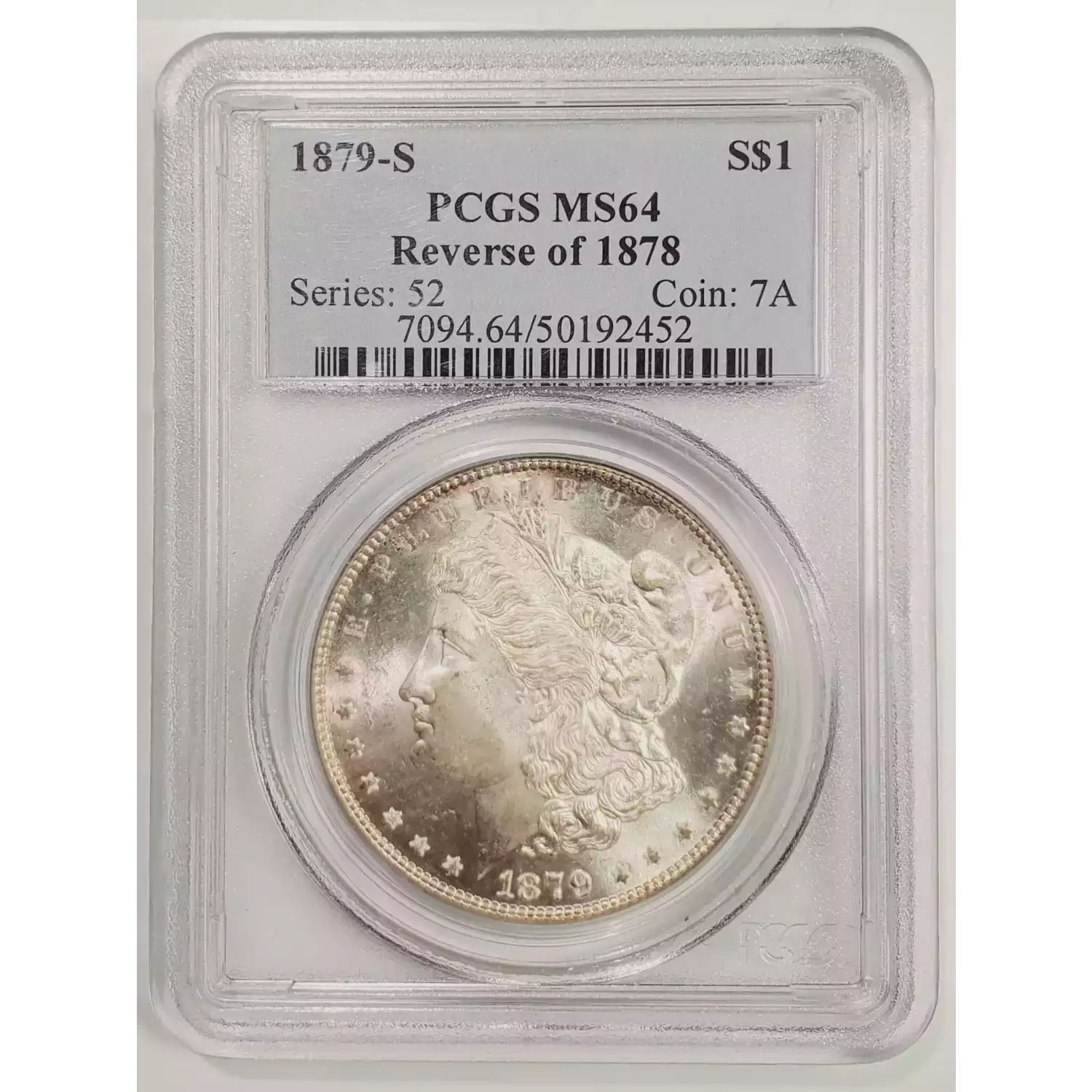 1879-S PCGS MS-64 Reverse of 1878 Morgan Silver Dollar - Bob Paul Rare ...