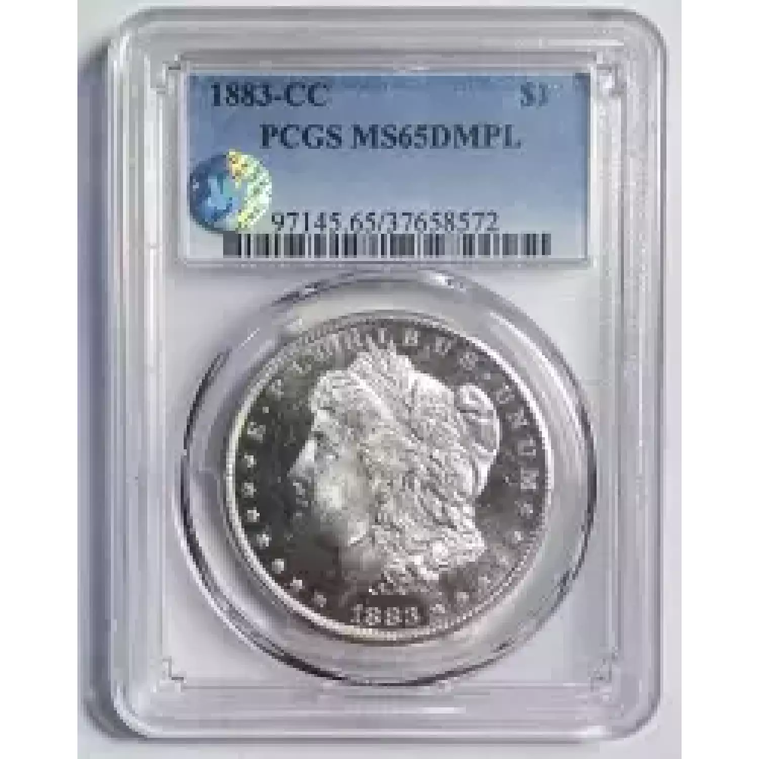 1883-CC Morgan Silver Dollar PCGS MS-65 DMPL Sight White - Bob Paul ...