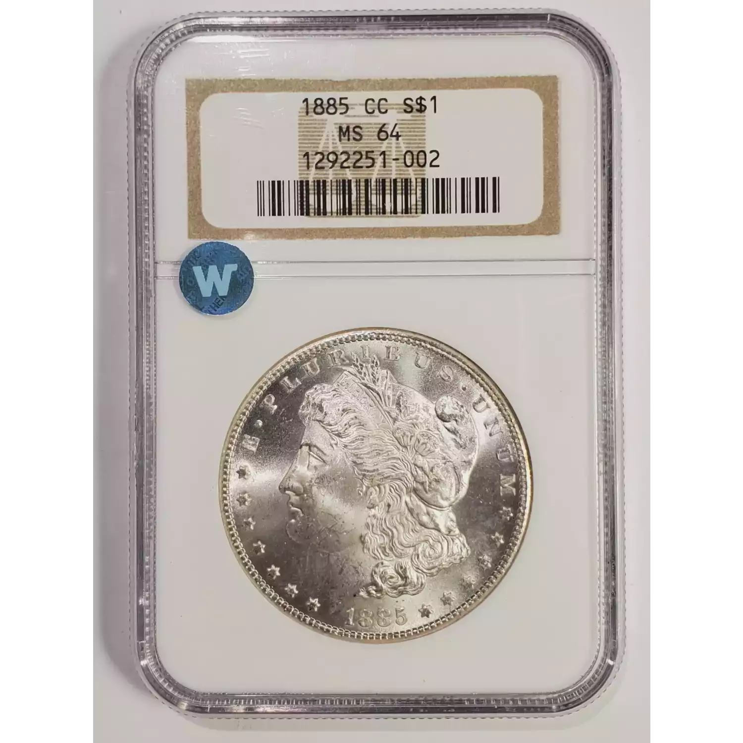 1885-CC NGC MS-64 Morgan Silver Dollar Sight White - Bob Paul Rare Coins