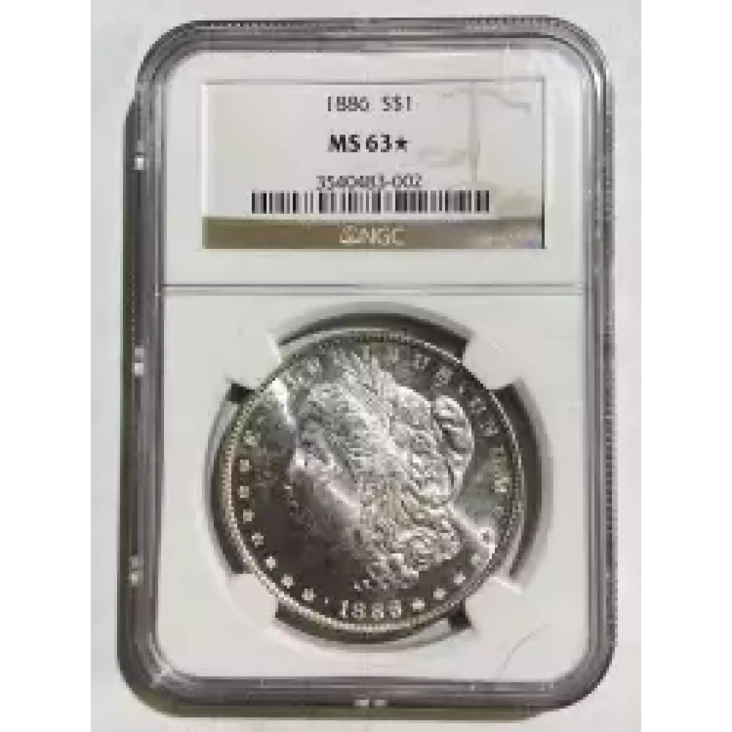 1886 Morgan Silver Dollar Ngc Ms-63* - Bob Paul Rare Coins