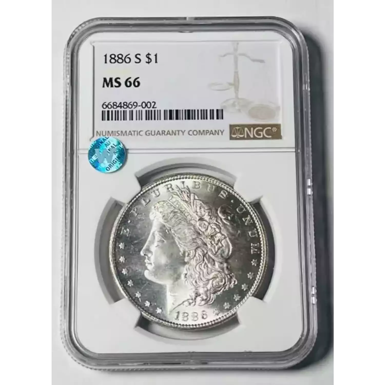 S Morgan Silver Dollar Ngc Ms Sight White Bob Paul Rare Coins