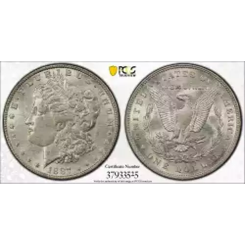 1887 $1 VAM 1A Donkey Tail