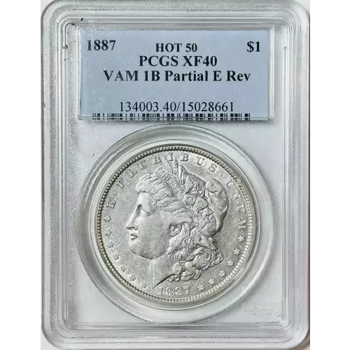 1887 $1 VAM 1B Partial E Rev