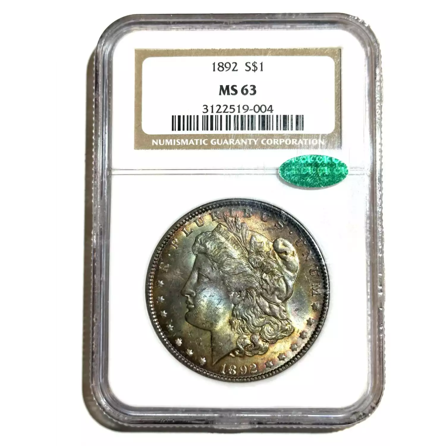 1892 NGC MS-63 - Bob Paul Rare Coins