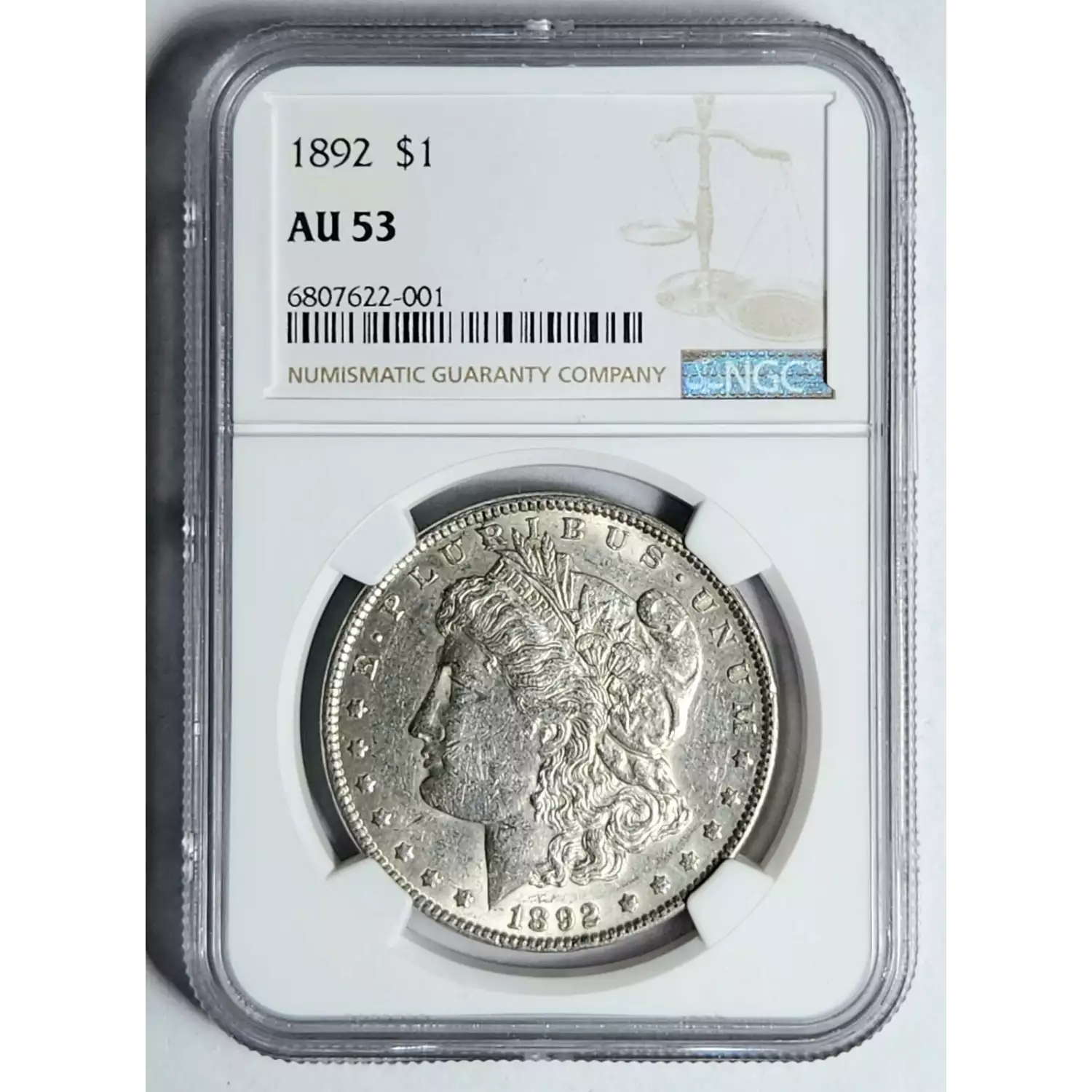 1892 Morgan Silver Dollar NGC AU-53 - Bob Paul Rare Coins