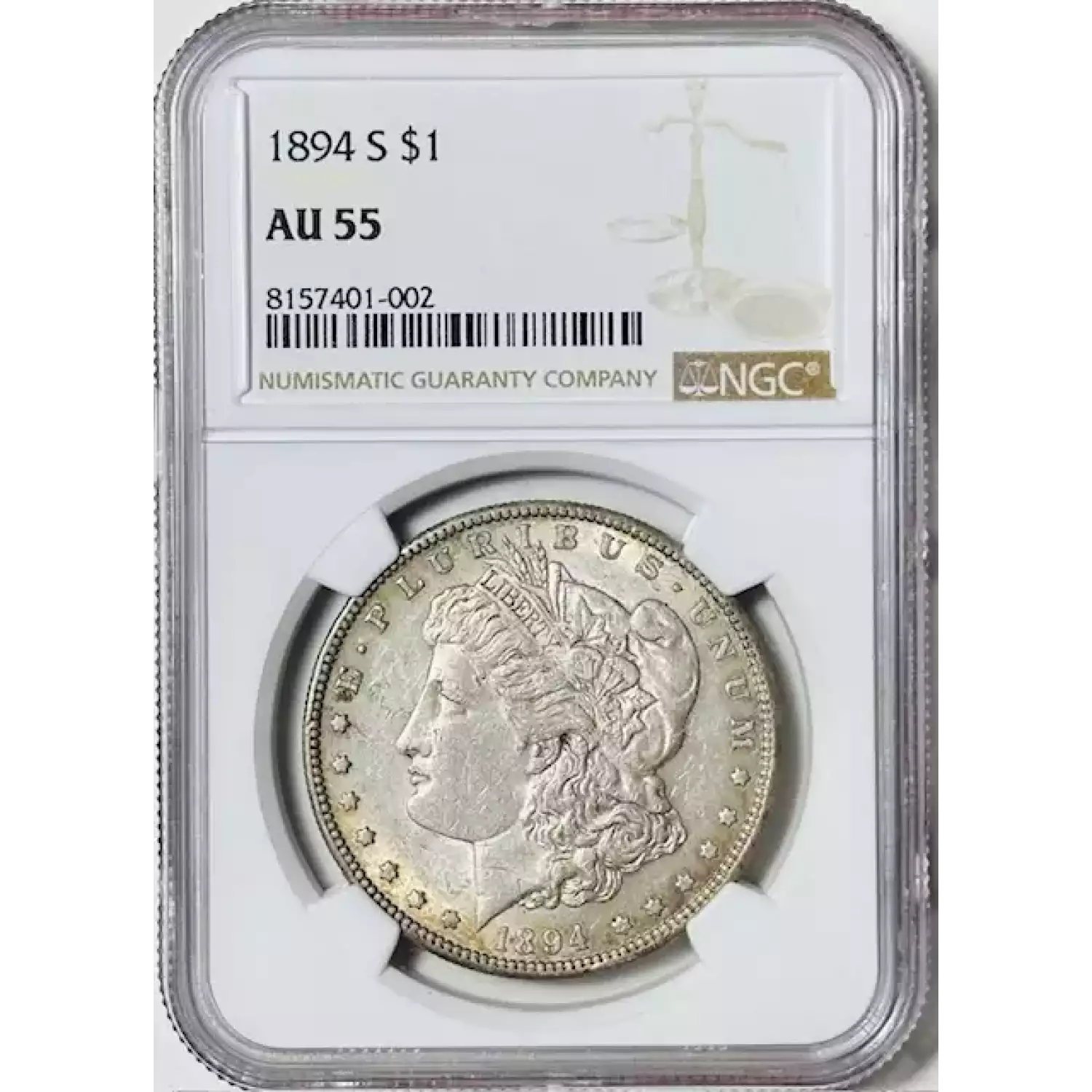 1894-S Morgan Silver Dollar NGC AU-55 - Bob Paul Rare Coins