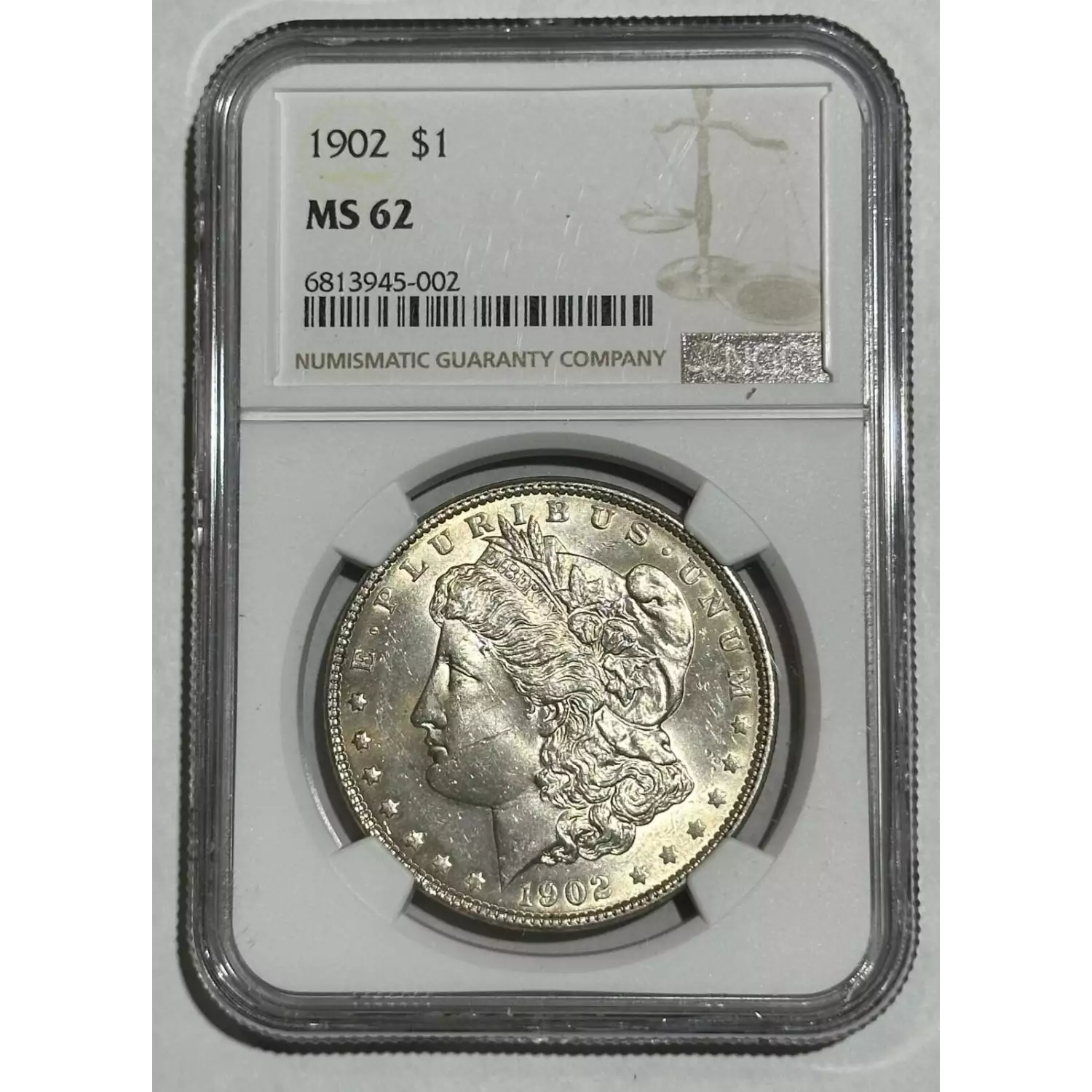 1902 Morgan Silver Dollar NGC MS-62 - Bob Paul Rare Coins