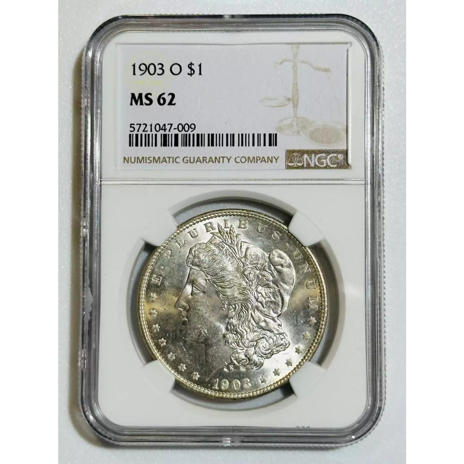 1903-O Morgan Silver Dollar NGC MS-62 - Bob Paul Rare Coins