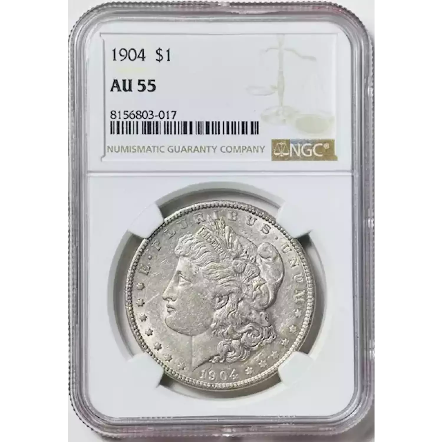 1904 Morgan Silver Dollar NGC AU-55 - Bob Paul Rare Coins