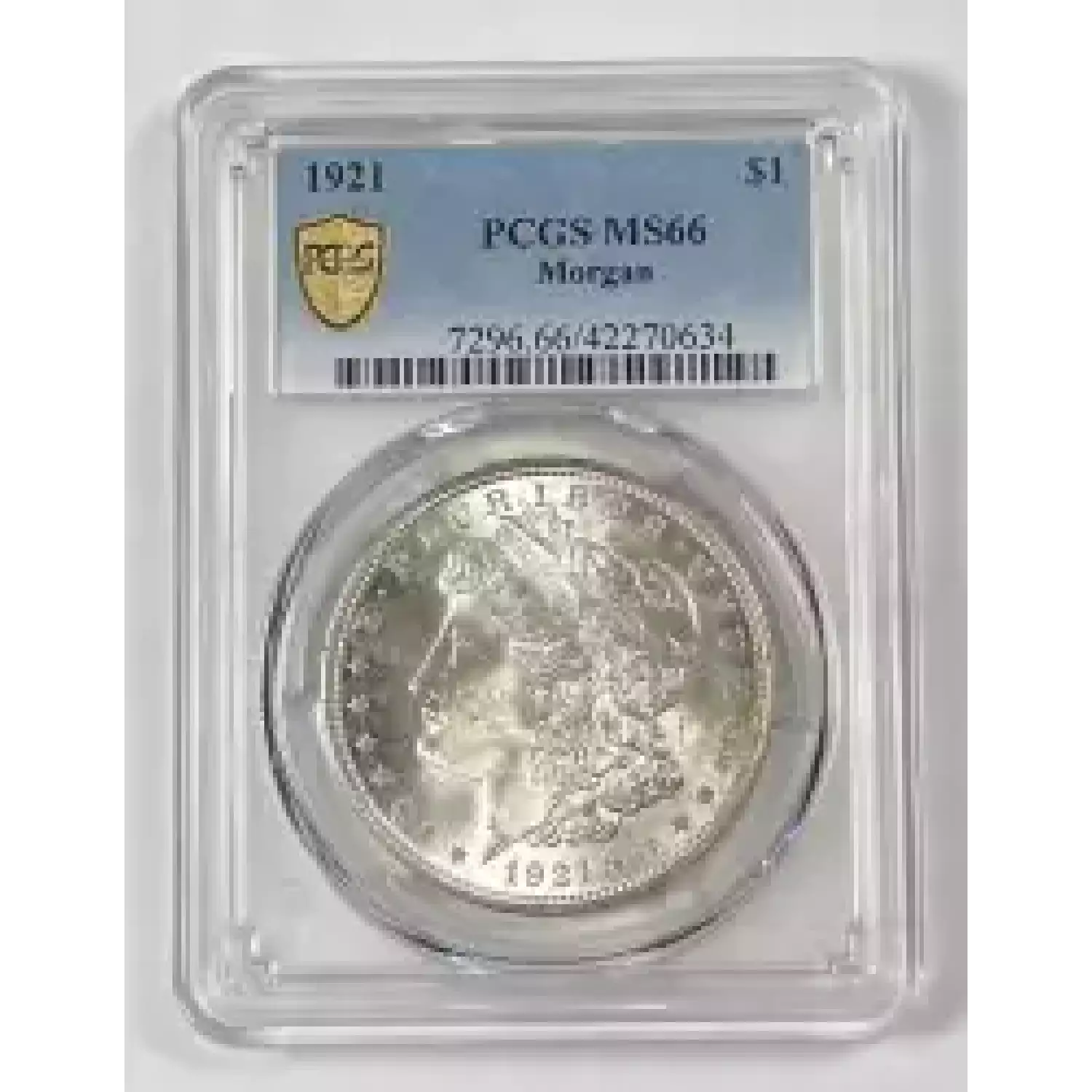 1921 Morgan Silver Dollar PCGS MS-66 Morgan - Bob Paul Rare Coins