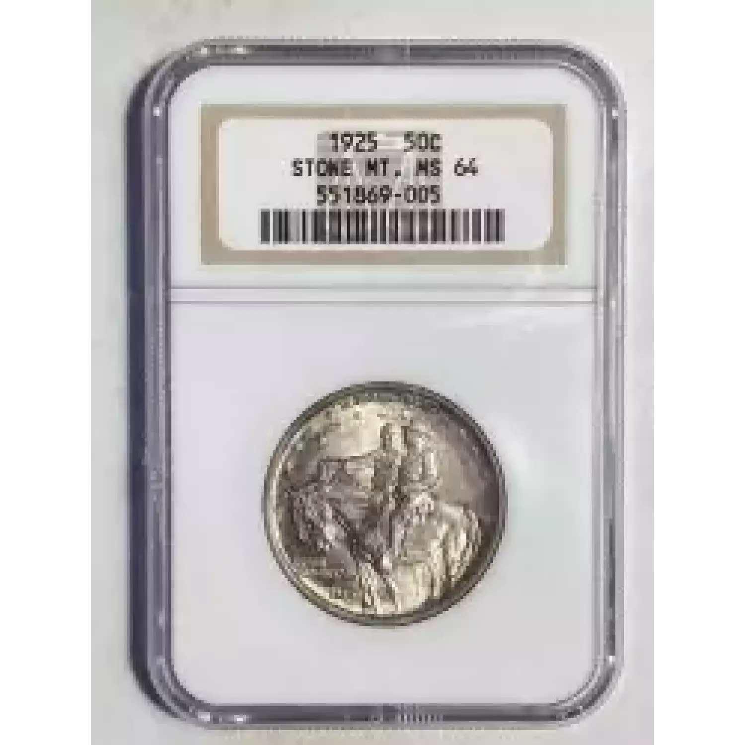 1925 Classic Commemorative Stone Mountain Memorial NGC MS-64 STONE ...