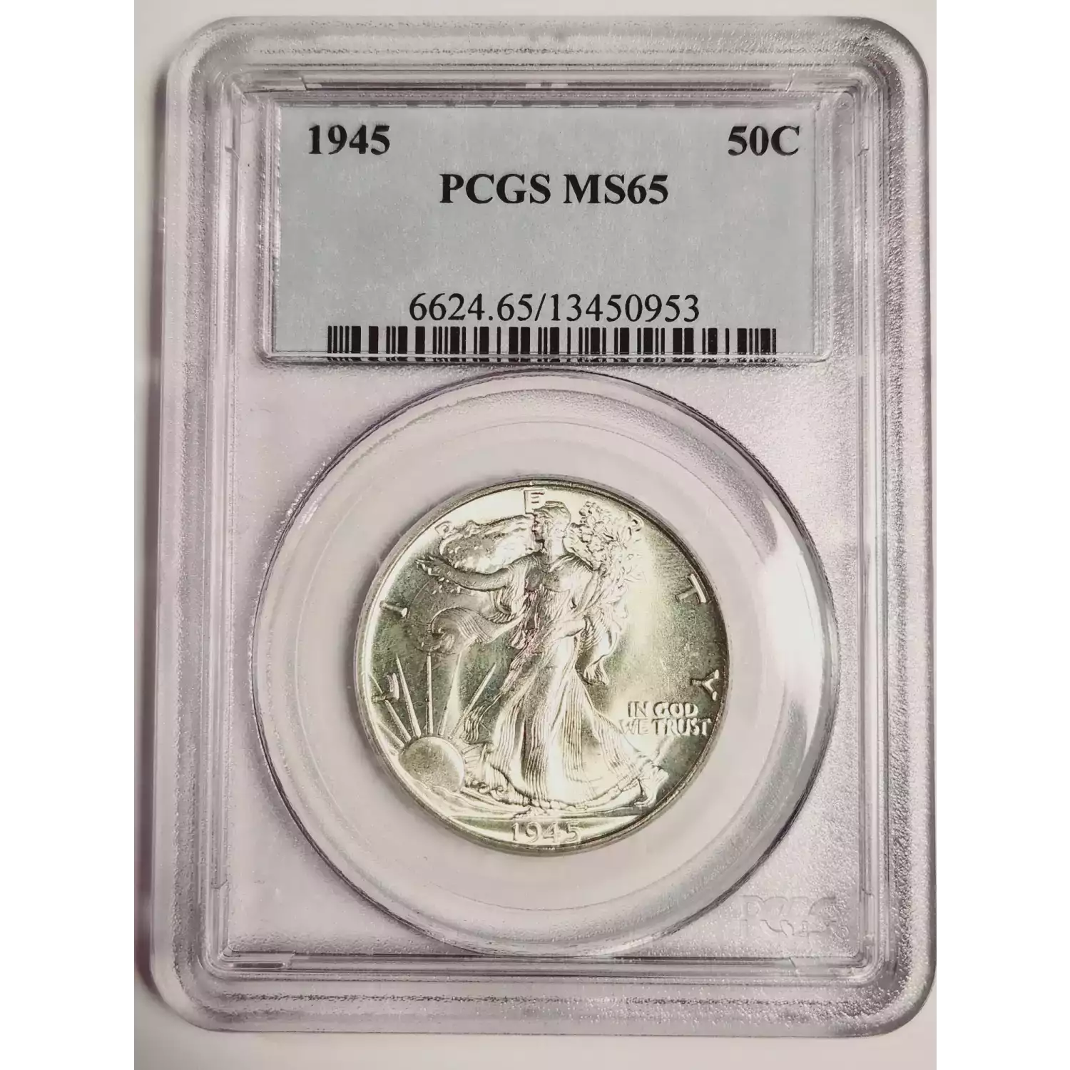 1945 Walking Liberty Half Dollar PCGS MS-65 - Bob Paul Rare Coins