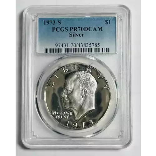 1973-S $1 Silver, DCAM