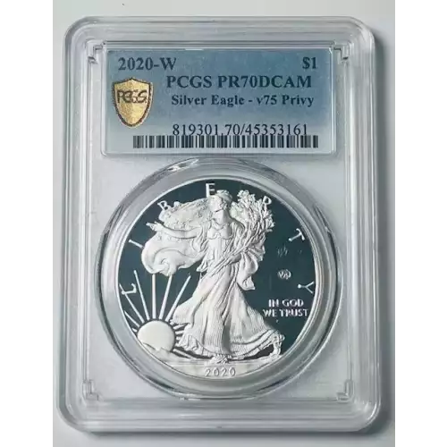 2020-W $1 Silver Eagle - v75 Privy, DCAM (2)