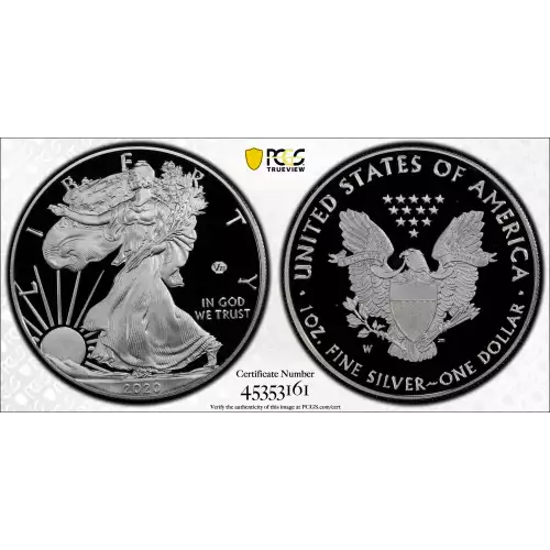 2020-W $1 Silver Eagle - v75 Privy, DCAM (3)