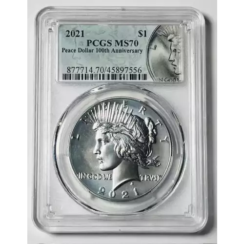 2021 $1 Peace Dollar 100th Anniversary