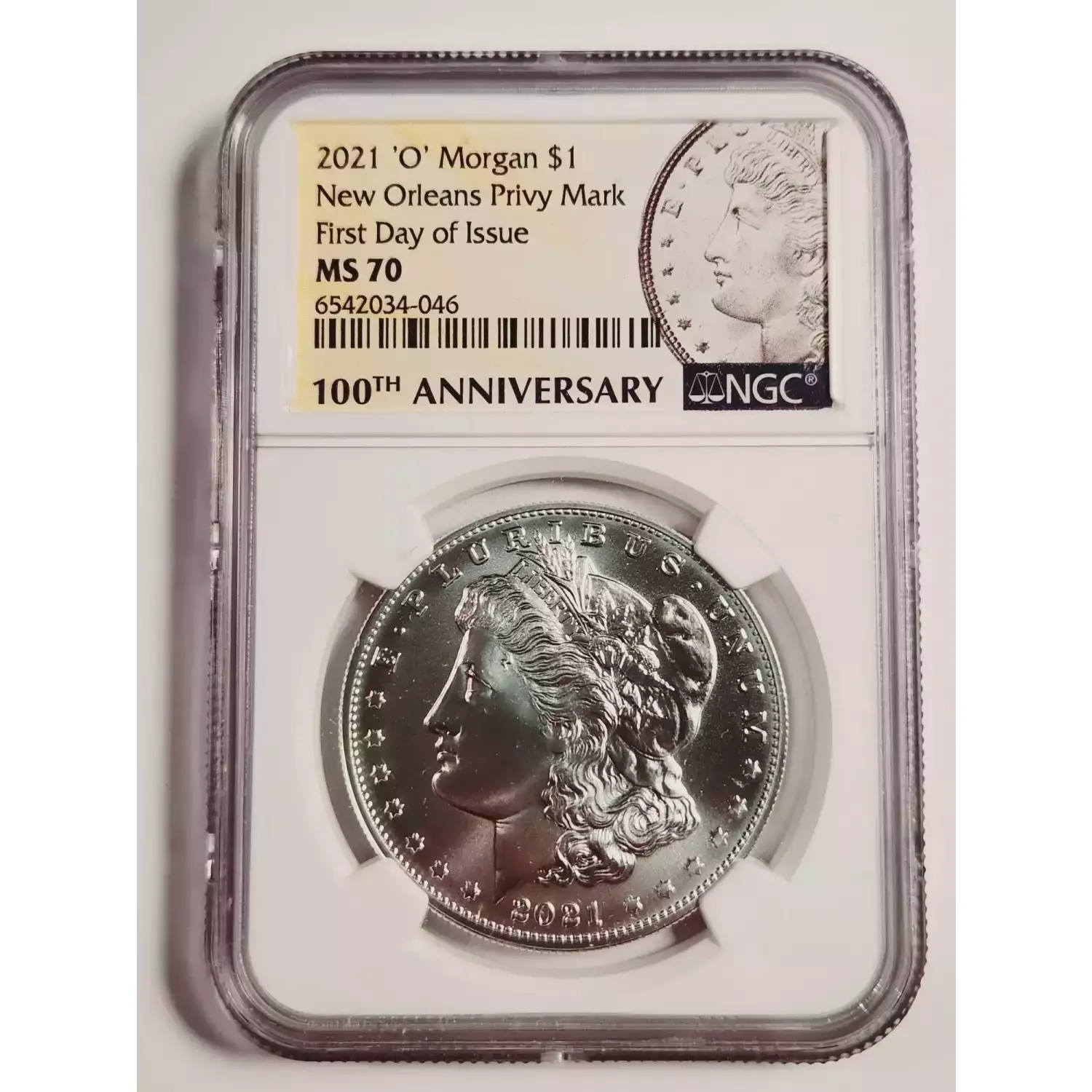 2021 NGC MS-70 'O' New Orleans Privy Mark First Day of Issue - W/ OGP ...