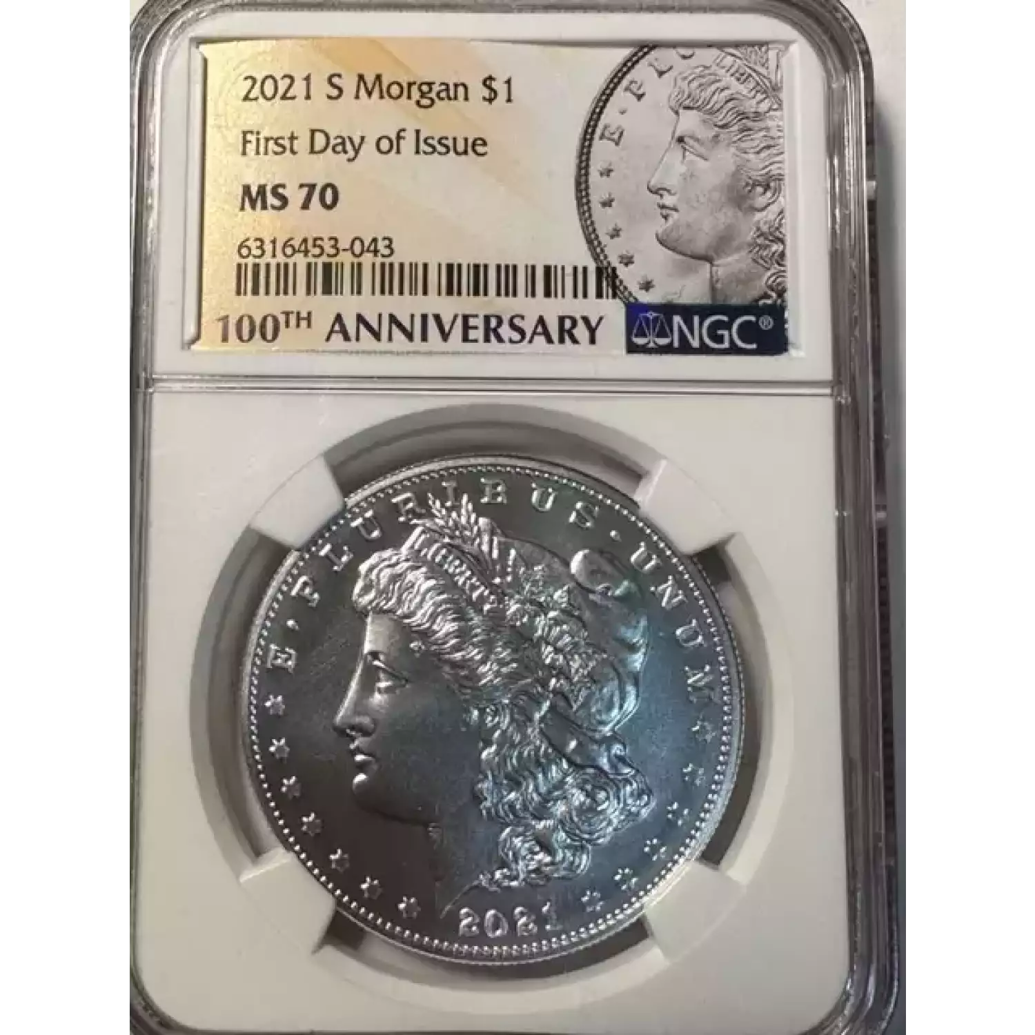 2021 NGC MS-70 S First Day of Issue W/OGP Morgan Silver Dollar - Bob ...