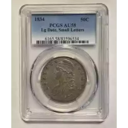 Half Dollars Capped Bust, Lettered Edge