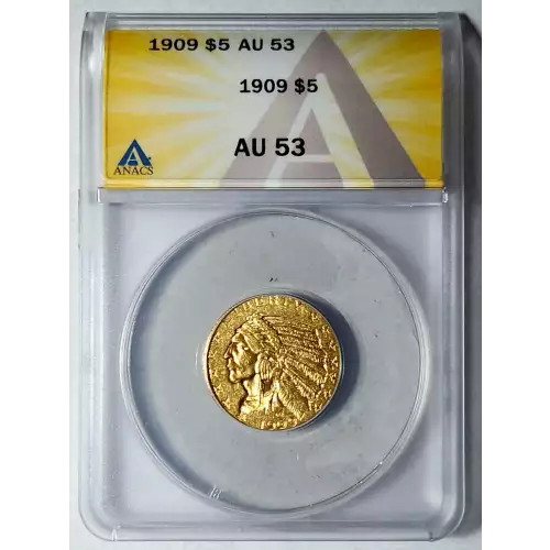 Half Eagles---Indian Head 1908-1929 -Gold- 5 Dollar