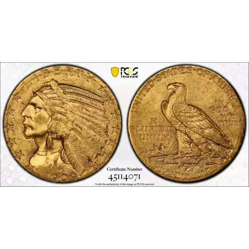 Half Eagles---Indian Head 1908-1929 -Gold- 5 Dollar (3)