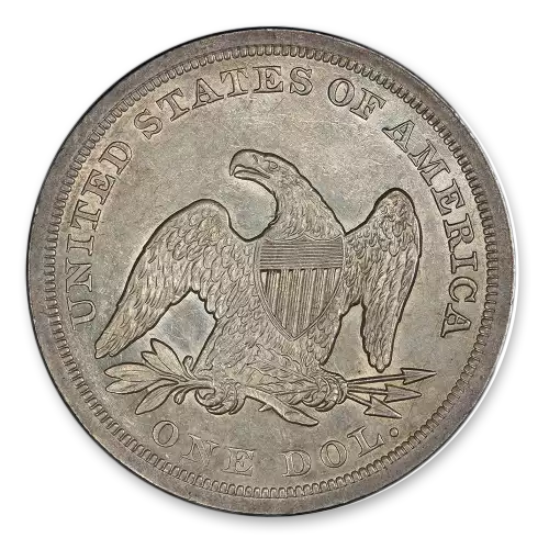 Liberty Seated Dollar (1836 - 1873) - AU