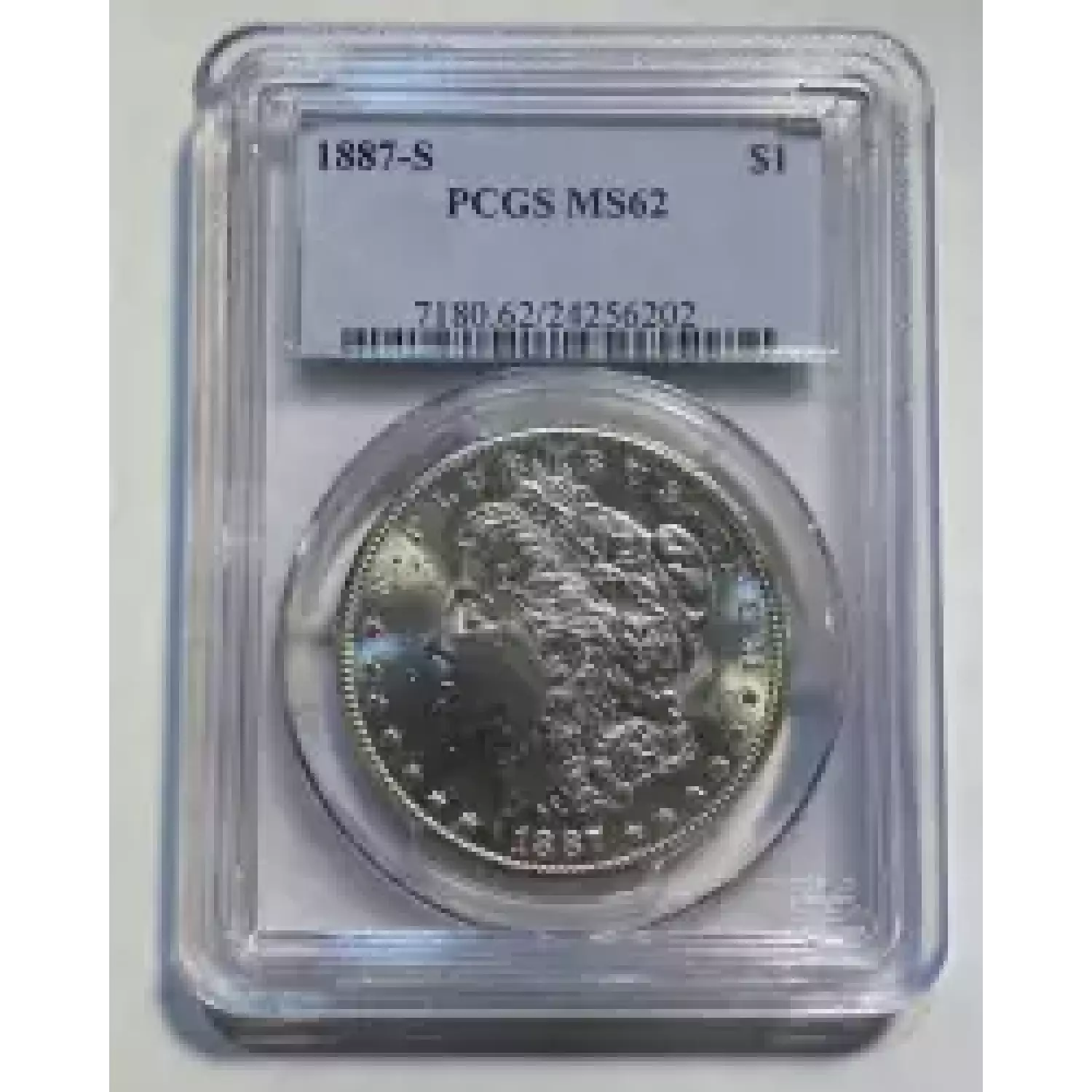 1887-S Morgan Silver Dollar PCGS MS-62 - Bob Paul Rare Coins