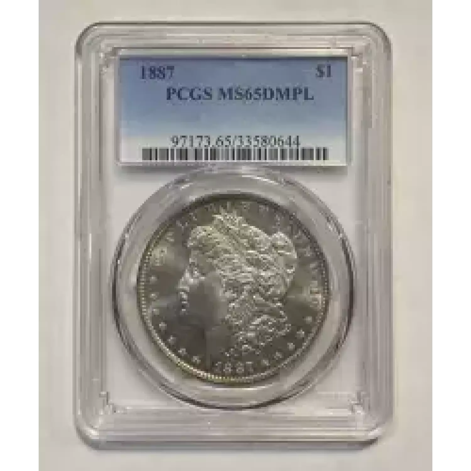 1887 Morgan Silver Dollar PCGS MS-65 DMPL - Bob Paul Rare Coins