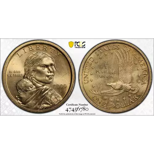 Sacagawea 2000-2017 - Brass Dollar (3)