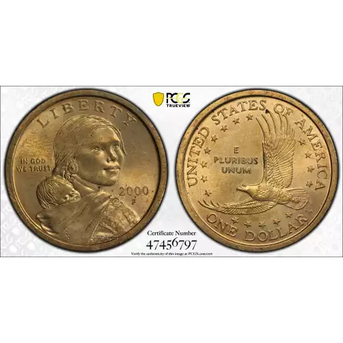 Sacagawea 2000-2017 - Brass Dollar (3)